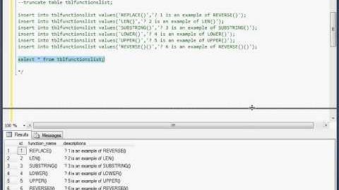 Sql Server-1:  Replace function (2005 / 2008 / 2012 / 2014 )