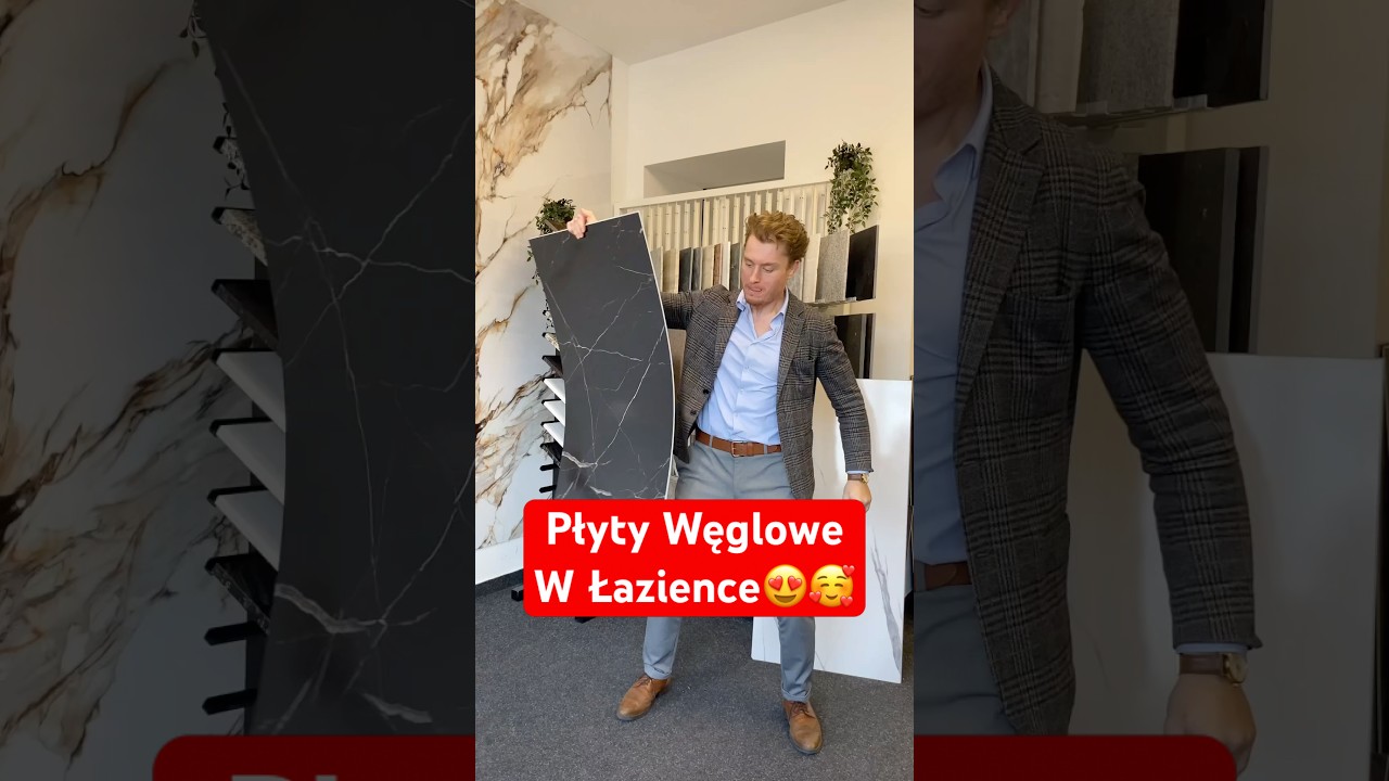 Płyty Węglowe w Łazience!😍❤️ Rewolucyjnie szybki system montażu i niesamowity efekt🥳