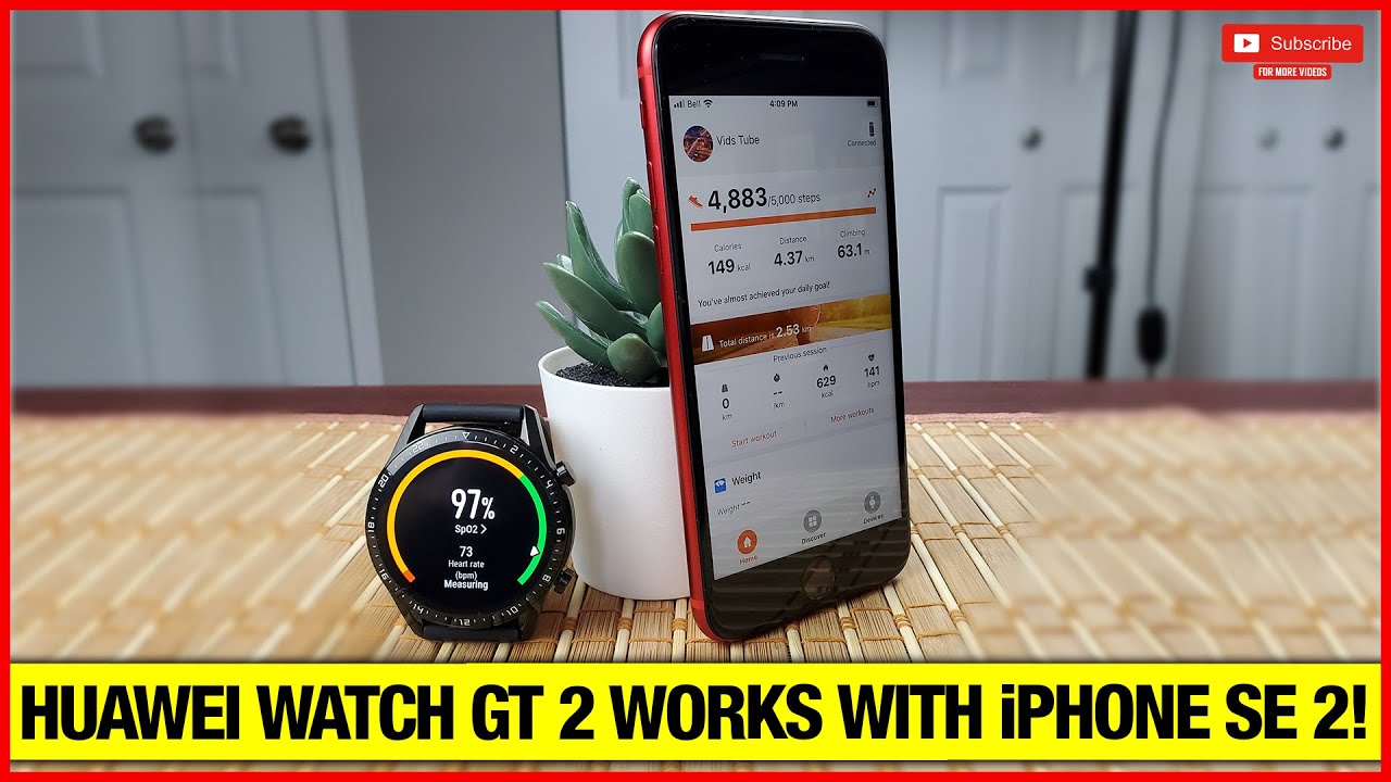 Huawei Watch Gt 2 Works With Iphone Youtube