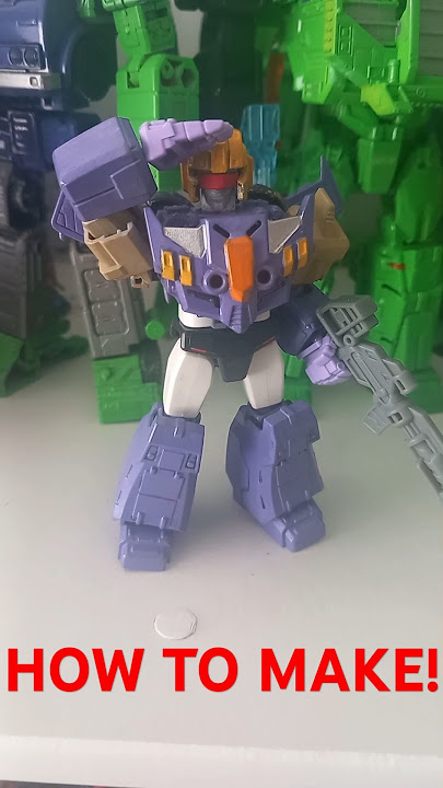 How to Make Blokees Blitzwing #transformers #custom