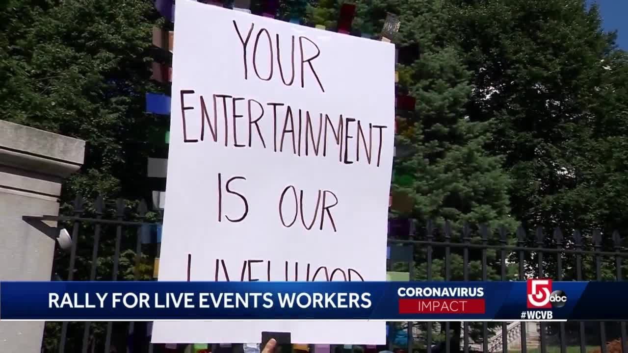 Live event workers affected by pandemic seek help YouTube