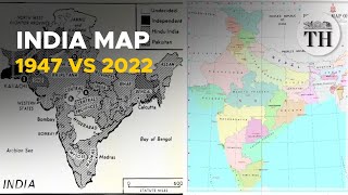 How the India map has changed since 1947| The Hindu screenshot 2