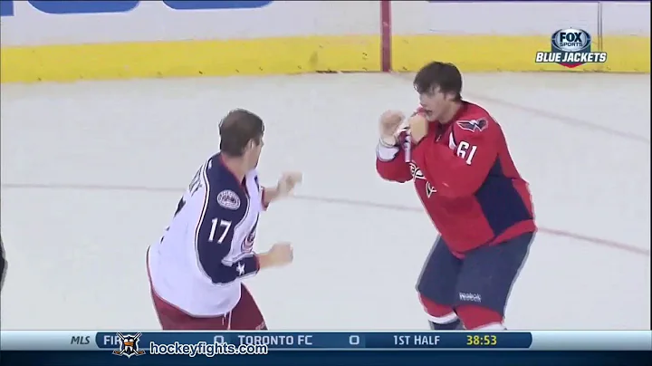 Brandon Dubinsky vs Steve Oleksy Oct 19, 2013