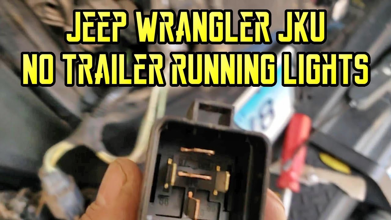 Wrangler Trailer tow lights lot working, Jeep JKU running lights out, toner  tracer - YouTube