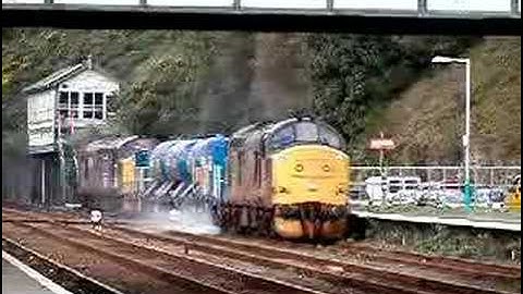 37194 and 37261 RHTT at Bangor