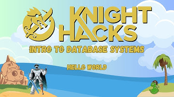 Intro To Database Systems [HELLO-WORLD]