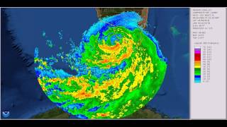 Hurricane Katrina as seen from the NWS Key West Radar