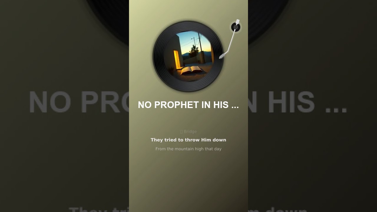 NO PROPHET IN HIS HOMETOWN 2 Segunda 9 #deustemumapalavrapravoce #musicaevagelica