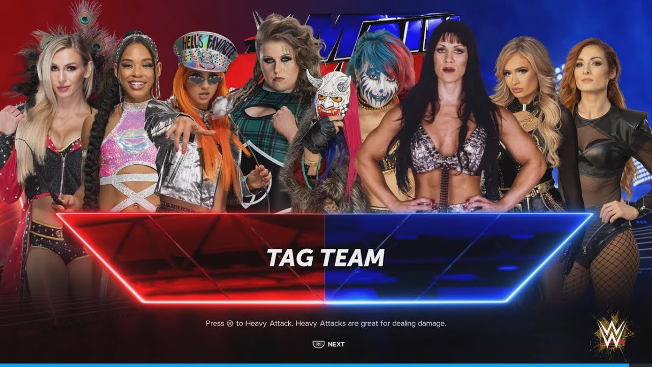 WWE 2K24: Women’s 4v4 Match - Epic Team Battle