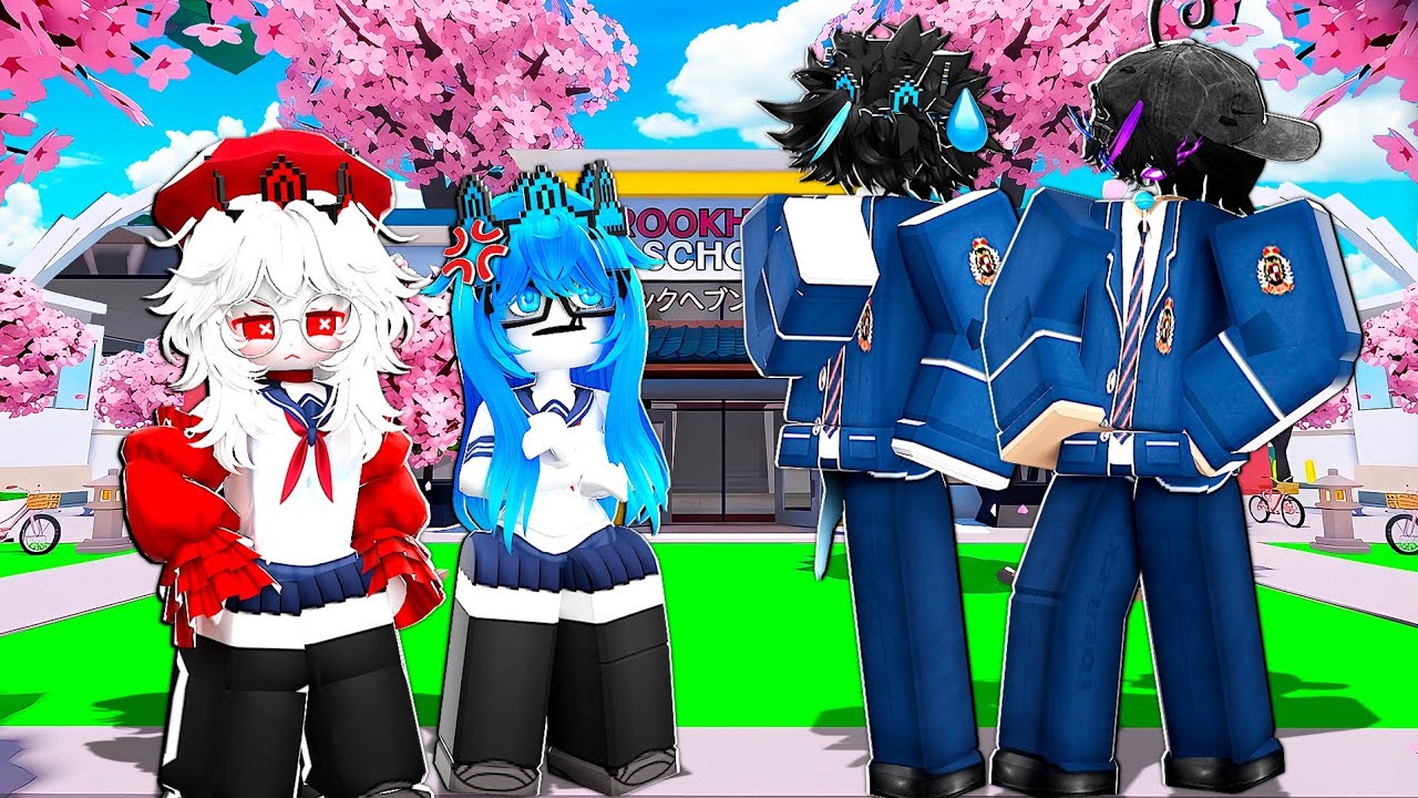 ATRAPADOS EN UNA ESCUELA JAPONESA EN BROOKHAVEN!! 😱😱 