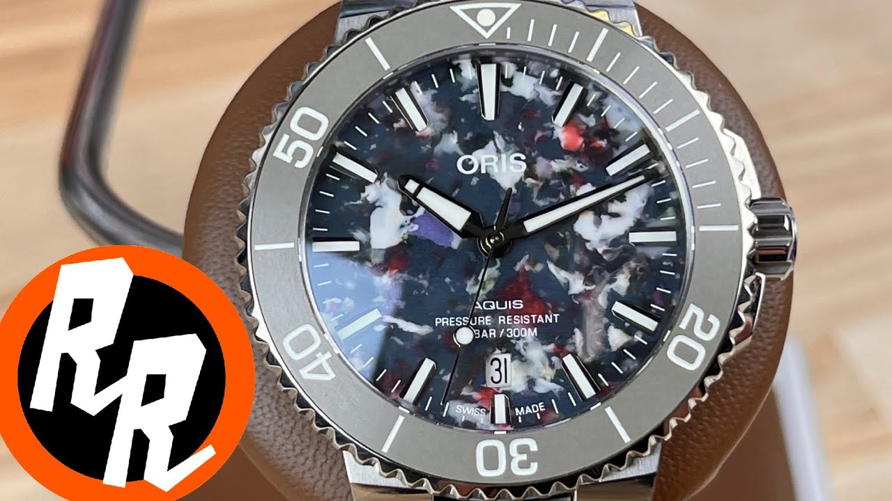 Oris Aquis “Trash Watch” recycled dial 41.5mm