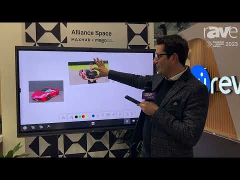 ISE 2023: Mago Demos Its UCC Meeting Room Software on MAXHUB All-in-One Interactive Display