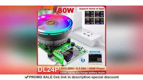 DL24/P Color 2.4" DC USB tester electronic load lithium battery capacity monitor discharge charge po