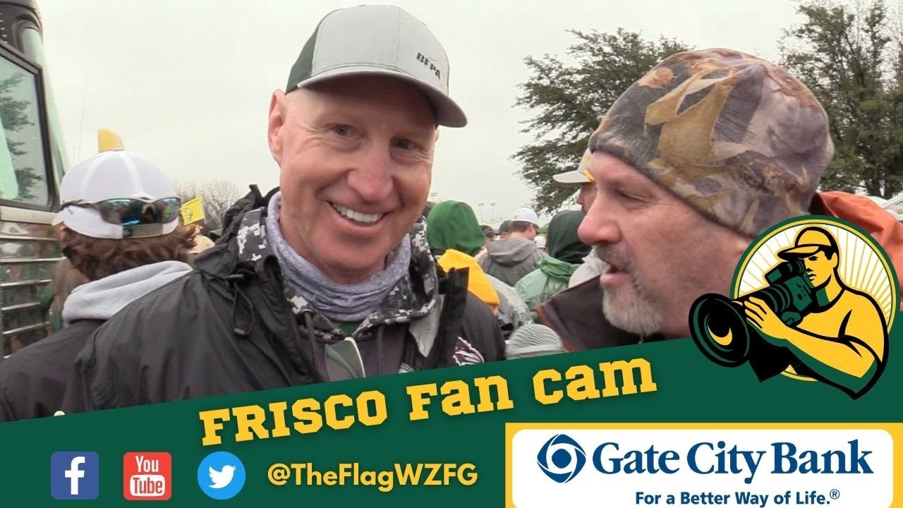 Frisco Fan Cam - Former Bison and Baltimore Ravens coach Jerry Rosberg