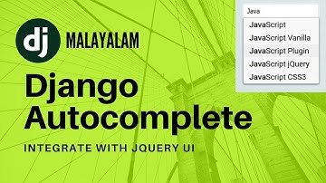 Django Malayalam | Autocomplete with jQuery UI | AJAX | Search | Filter from Database | Tutorial
