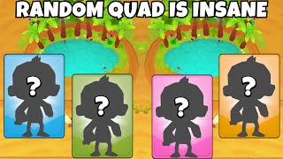 Random Quad Challenge Is INSANE in Bloons TD Battles 2! Wealth