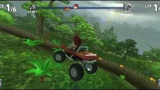 Beach Buggy Racing | Short Cut | Dino Jungle |