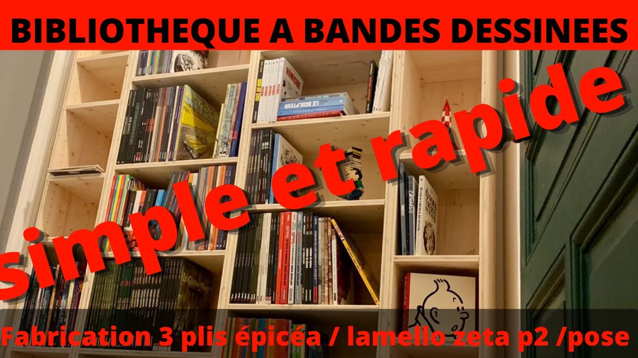 Bibliotheque melamine DIY - Atelier Passion du Bois