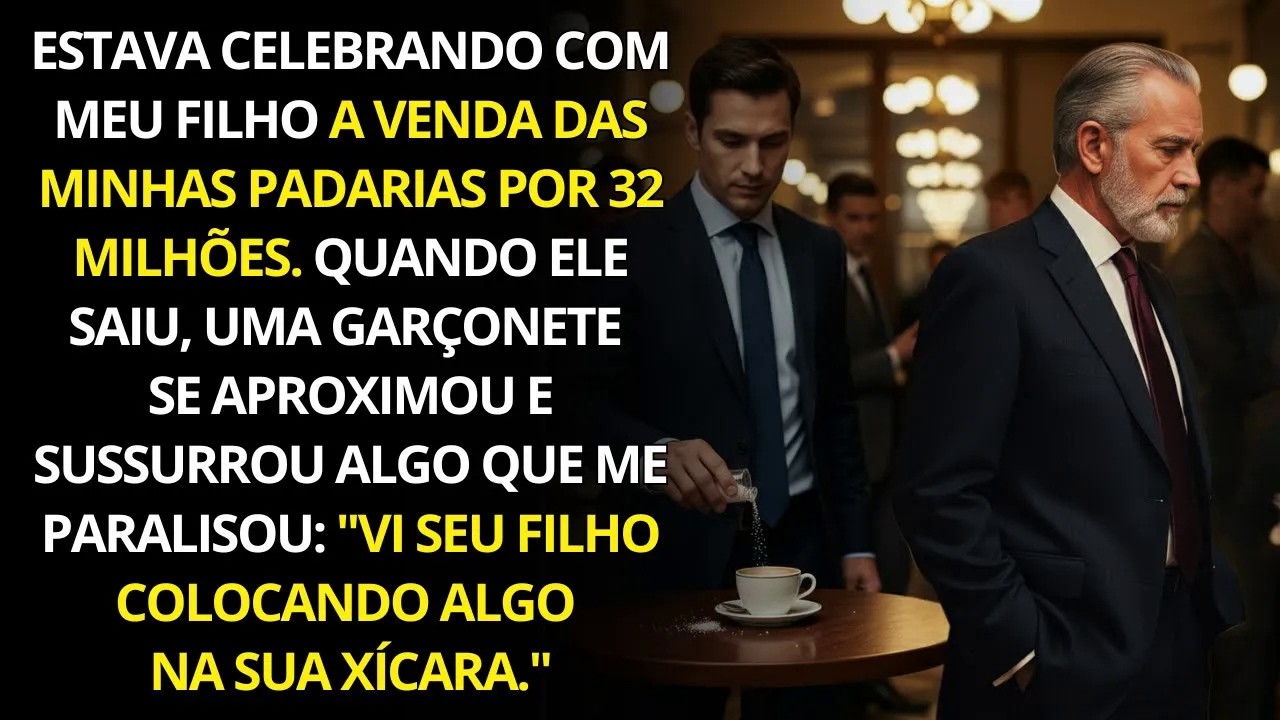 Quando meu filho saiu, a garçonete da padaria sussurrou: “Cuidado! Não beba esse café…”