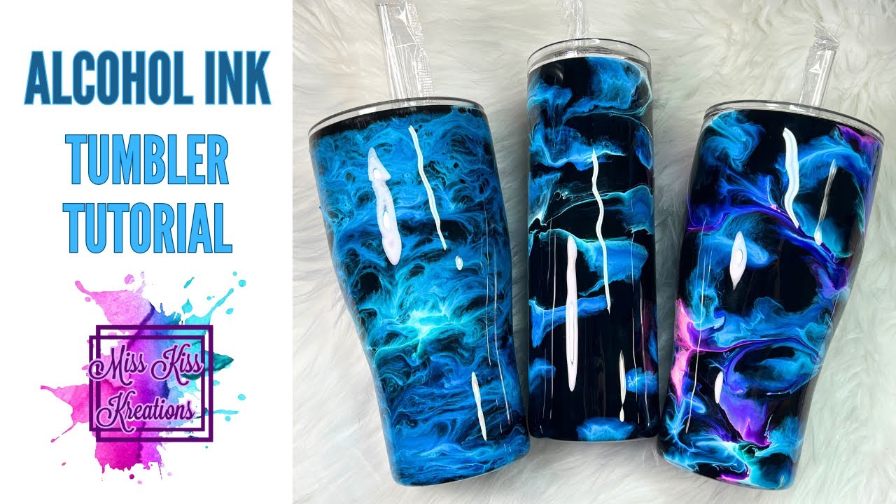 Alcohol Ink Tumbler | Personalized Tumblers
