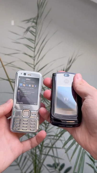 ✨ Nokia N82 vs Motorola RAZR2 V8 — 2000s aesthetics