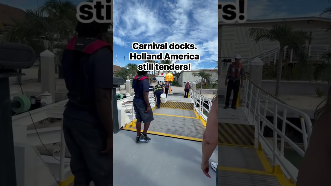 HALF MOON CAY UPDATE! Yes, Carnival has a new pier, but Holland America guests still tender ashore!