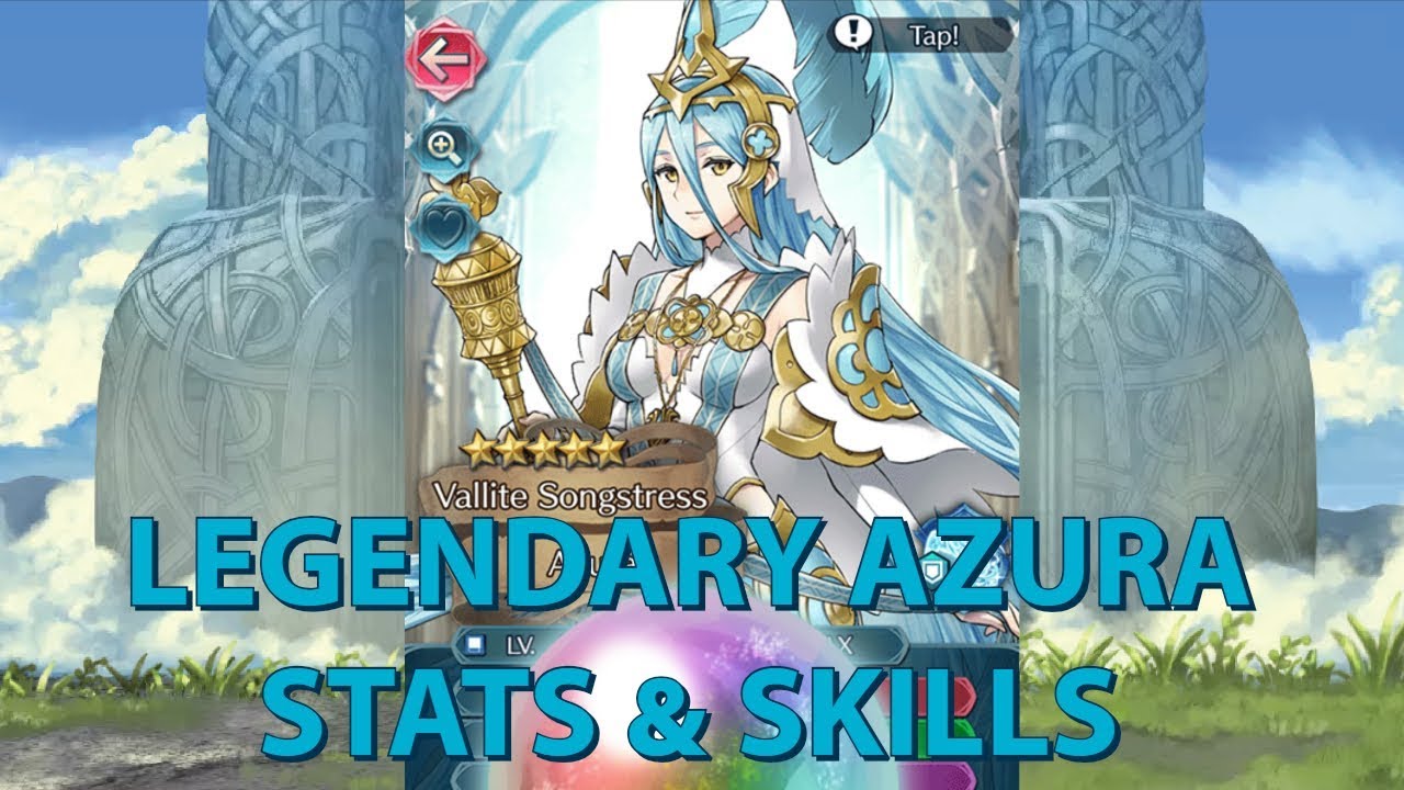 Legendary Singer is Arena Ready! Fire Emblem Heroes Legendary Azura Stats & Skills