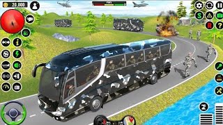 Experience the Thrill of Army Transport Duty in Offroad Bus Driving Simulator screenshot 5