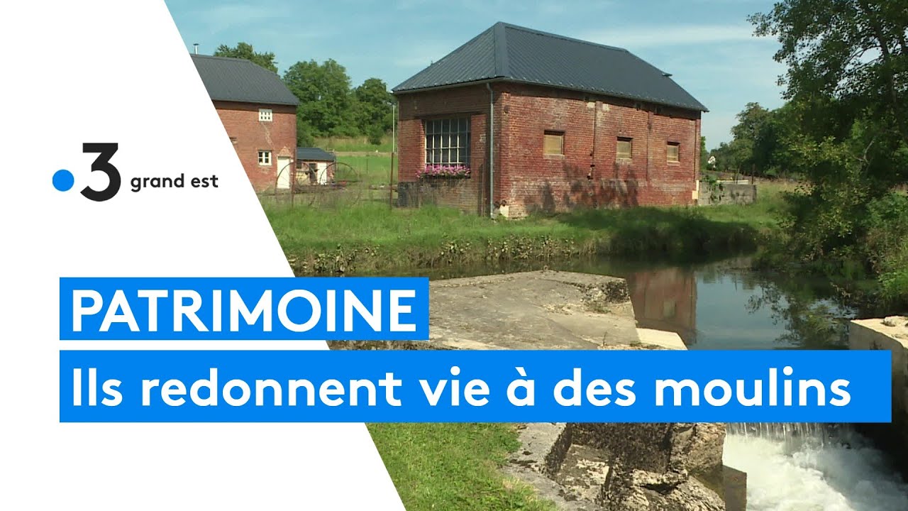 Des passionnés rénovent des moulins dans les Ardennes
