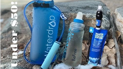 Welk waterfilter moet je gebruiken tijdens het backpacken?