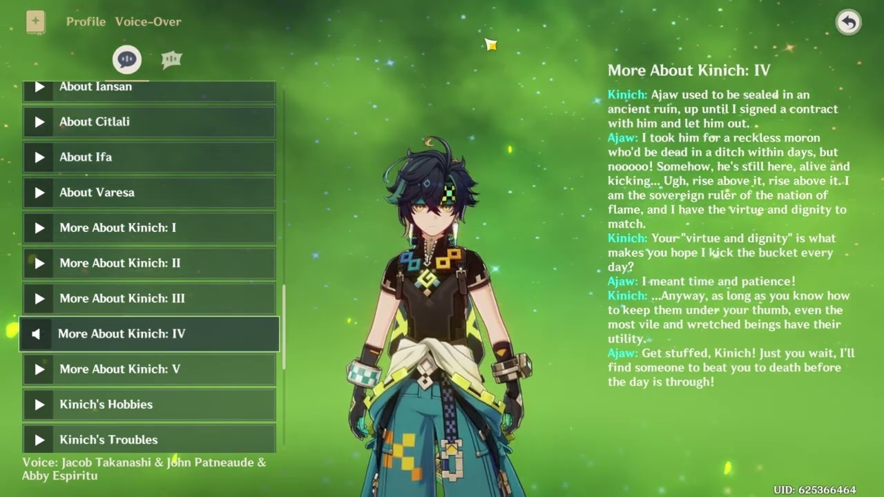 Old Kinich Voice Archive