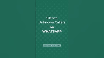 🔇TIRED OF UNWANTED CALLS ON WHATSAPP? LEARN HOW TO SILENCE THEM IN SECONDS!🔒#shorts #viral #trending