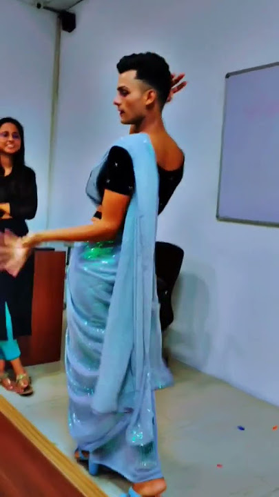 Boy in saree is he MBA chai vala tip Tip barsa paani💦#subscribe kardo plz #arpitdixitvlogs#trending