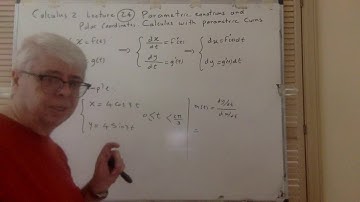 Lecture 24 Curves in Parametric and Polar Coordinates Calculus with Parametric Equations