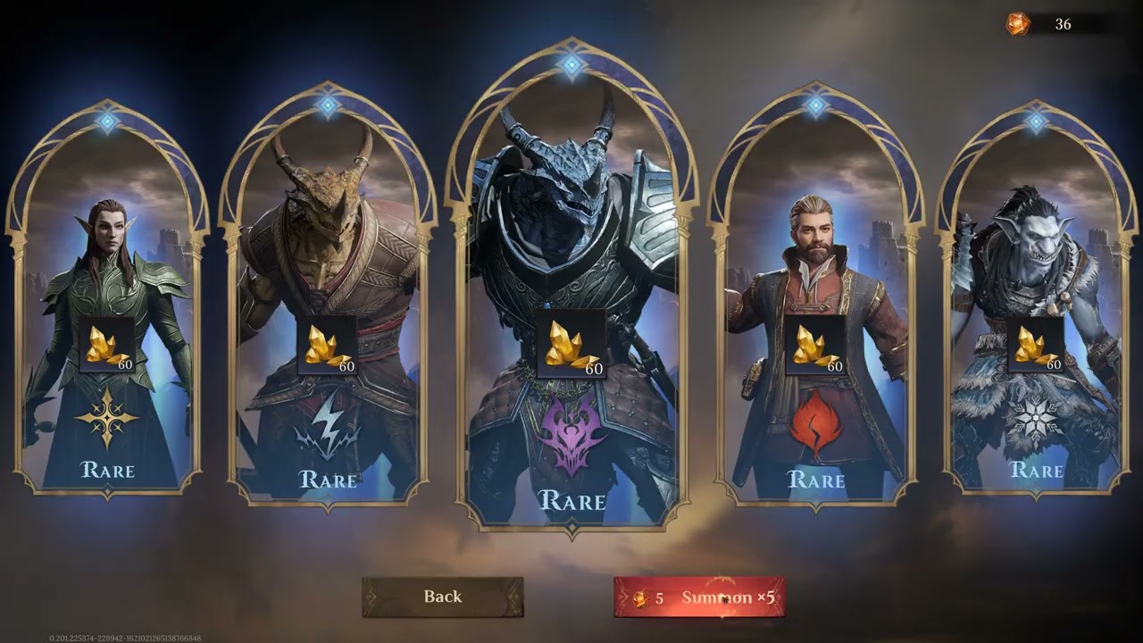 Dragonheir Silent Gods - Summoning Hvitar