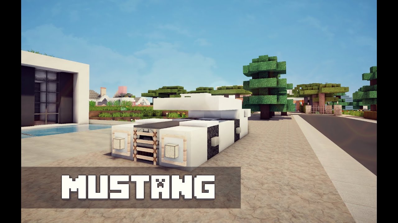 How To Build A Mustang In Minecraft How To Build A Mustang In Minecraft