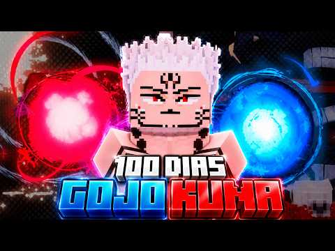 USEI os PODERES do GOJO e do SUKUNA por 100 DIAS no MINECRAFT