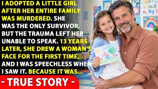 I Adopted A Girl After Her Family Was Murdered. 13 Years Later, Her Drawing Left Me Speechless.