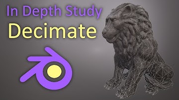 In Depth Study of Blender: Decimate Modifier
