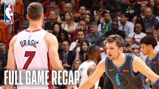 MAVERICKS vs HEAT | Goran Dragic Records A Triple-Double In Epic Showdown  | March 28, 2019