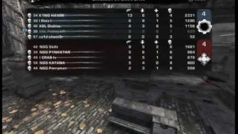 XGL vs NGG - Gears of War 2 - Execution - Map 1: Blood Drive Part 4