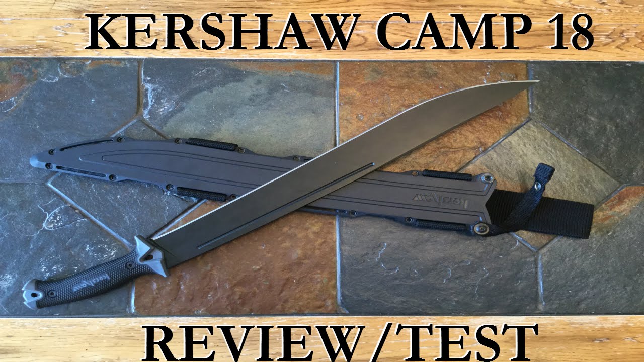 Kershaw Camp 18 Review/Test YouTube
