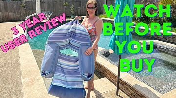 Quick demo and 3 Year Review of Big Joe Lazy Lounger