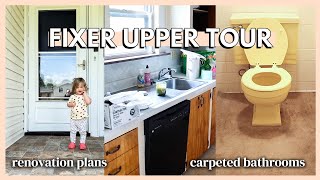 EMPTY HOUSE TOUR &amp; RENO PLAN | 1960’s fixer upper home tour + how we’re going to renovate everything