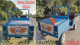 How to paint a jeep Part 4 Jeep Car With 200 c Engine at home Build Jeep Paint Job
