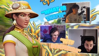 STREAMERS REACT TO MY SYMMETRA 2! (5,000 Subscriber Special) | Overwatch 2