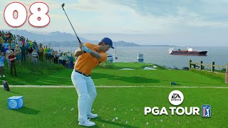 PEBBLE BEACH IS GLORIOUS - Charlie Woods Career Mode - Part 8 | EA Sports PGA Tour