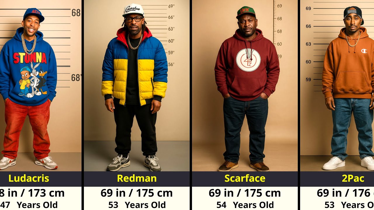 Rappers Ranked by Height – From Tiny to Towering - YouTube
