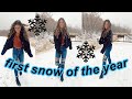 First snow of the year! | Alyssa Mikesell