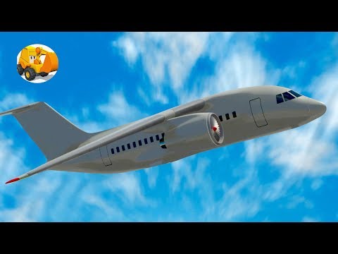 Aviones para niños - Aprende los números con aviones - Aeropuerto